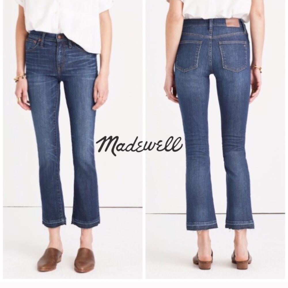 Madewell Cali Demi Boot Crop Jeans